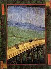 Rain Canvas Paintings - Bridge in the Rain